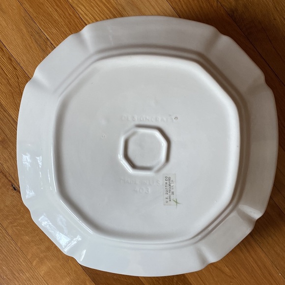 Beautiful N.S. Gustin Christmas Platter - Rare Find - Picture 3 of 4